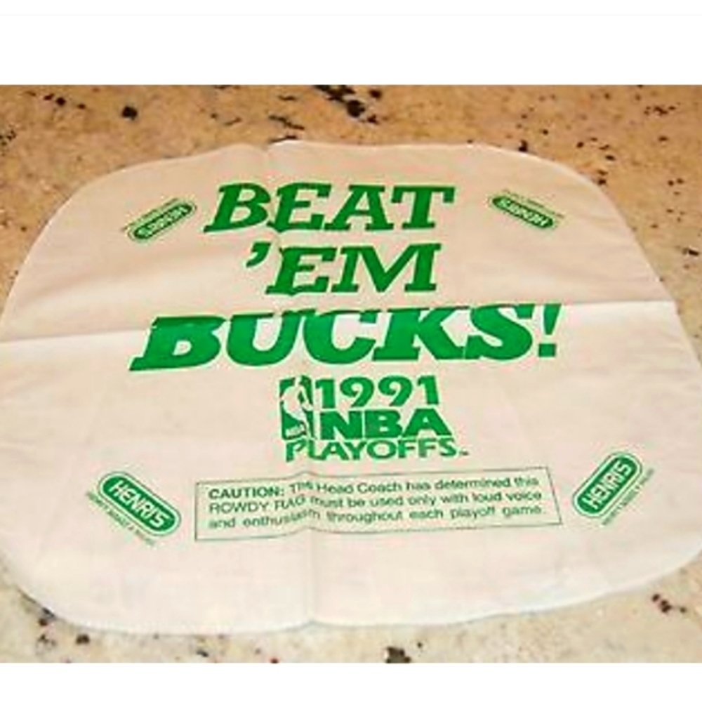 Milwaukee Bucks 1991 playoffs Rowdy Rag